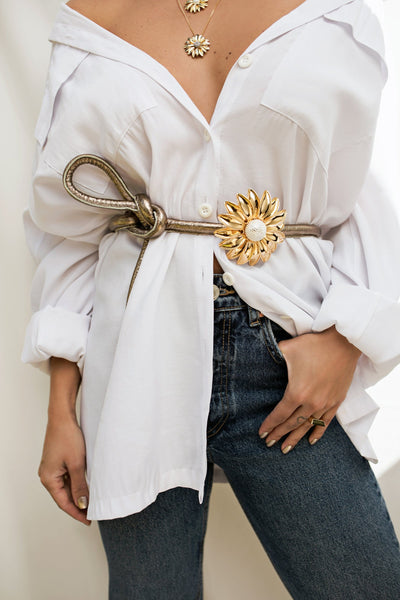 ANNA PRATA-GIRASSOL BELT
